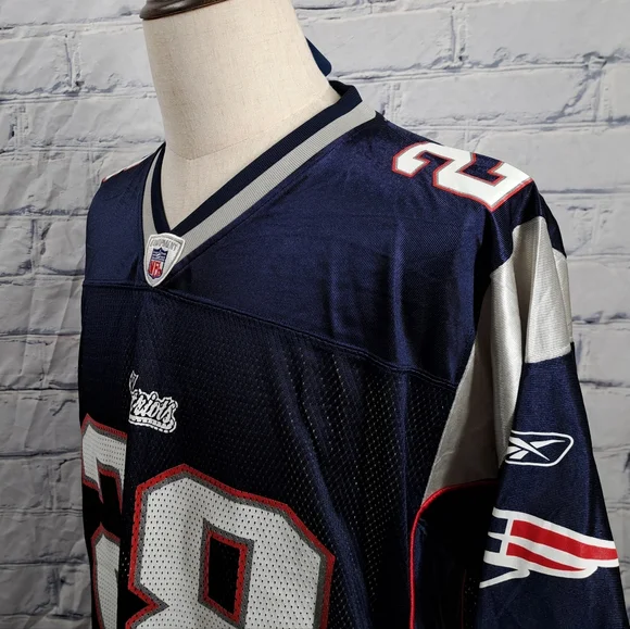 NWT Reebook On Field NFL Jersey New England Patriots Y2K Corey Dillion Medium - Picture 7 of 13